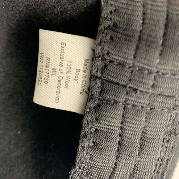 Hipster Black Brim Hat - Picture 2 of 4